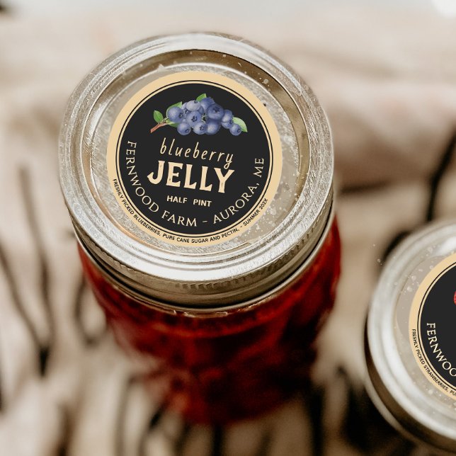 Sticker rond Blueberry Jelly (Créateur téléchargé)