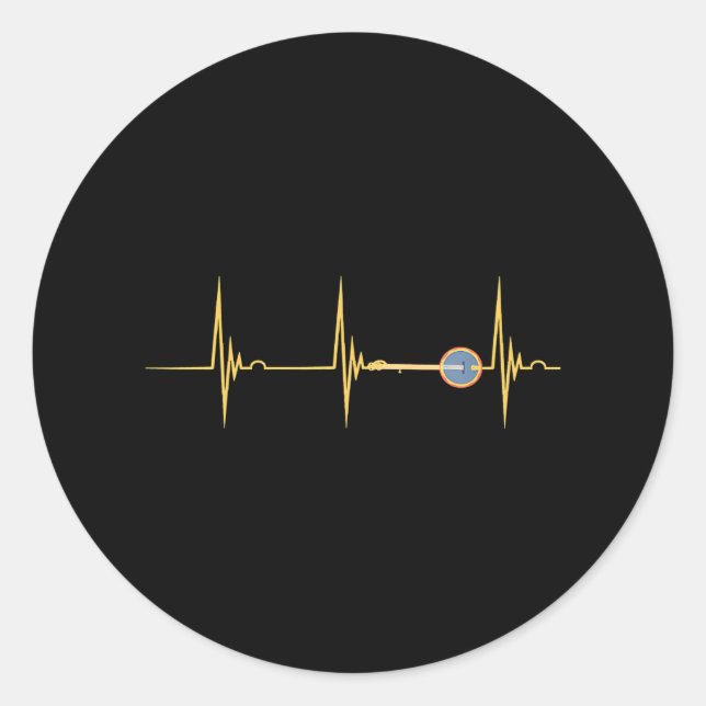 Sticker Rond Bluegrass Banjo Country Music Banjo Instrument (Devant)