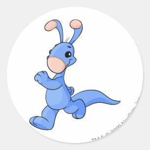 Sticker Rond Blumaroo bleu
