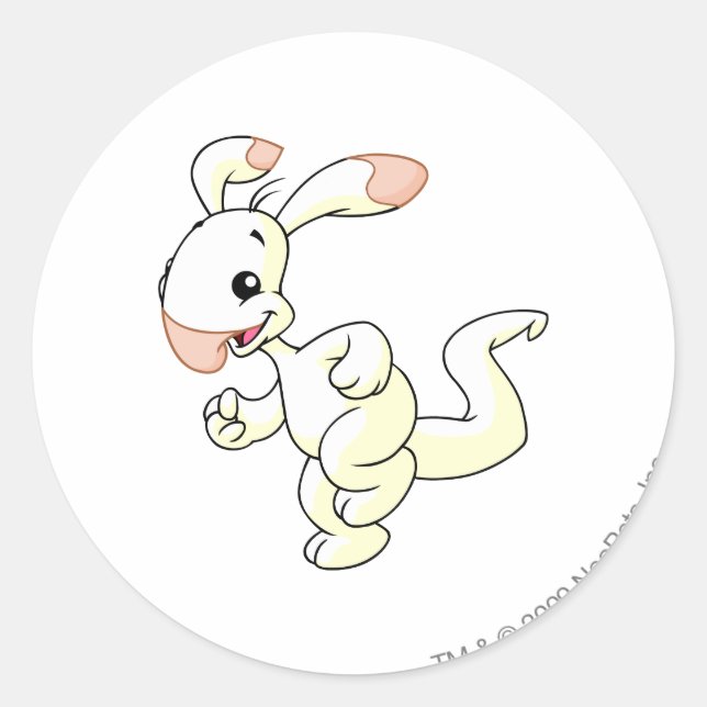 Sticker Rond Blumaroo White (Devant)