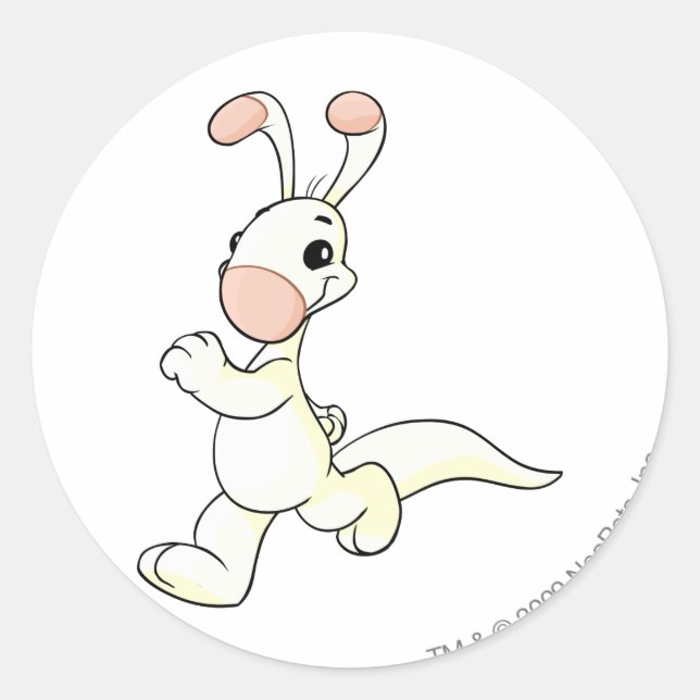 Sticker Rond Blumaroo White (Devant)