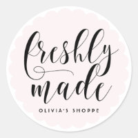Blush Fraîchement Fabriqué Moderne Calligraphie Bu