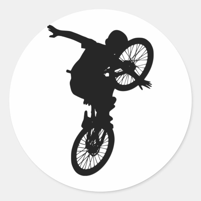 Sticker Rond BMX Sports Dirt Vélo Team Freestyle Destiny (Devant)