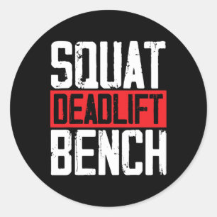 Sticker Rond Bo De Poids Du Banc De Levage De Poids Du Squat