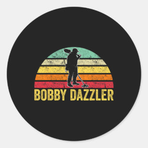 Sticker Rond Bobby Dazzler Hunter Amoureux de la chasse amusant