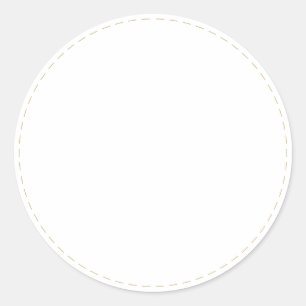 Sticker Rond Bocaux à épices lignes blanches de tiret rond auto