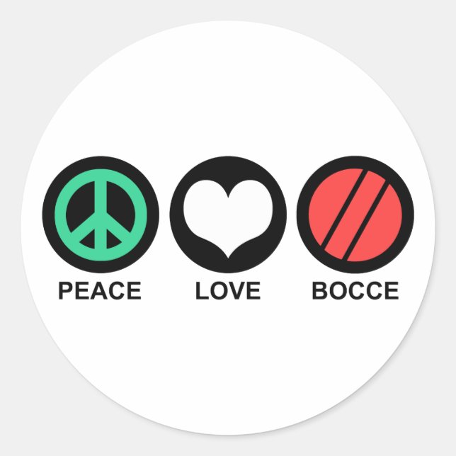 Sticker Rond Bocce (Devant)