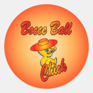 Sticker Rond Bocce Ball Chick #5