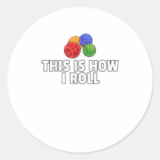 Sticker Rond Bocce Ball Gift Italien Bowling Bocci Pyer TShirt