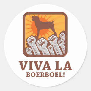 Sticker Rond Boerbol