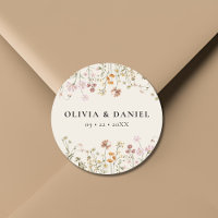Boho Fleur sauvage Beige Garden Mariage