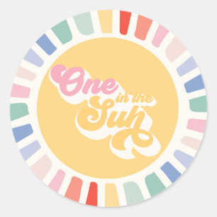 Sticker Rond Boho Sunshine Un Dans Le Soleil Soleil Faveur