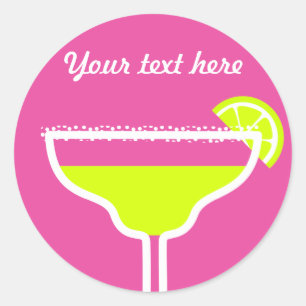 Sticker Rond Boire Marguerita