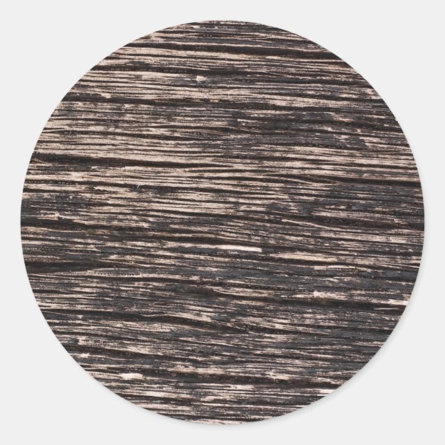 Sticker Rond Bois (Devant)