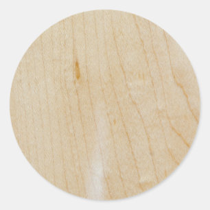 Sticker Rond Bois érable