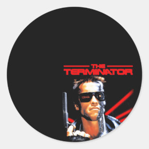 Sticker Rond Boîte cinéma Terminator
