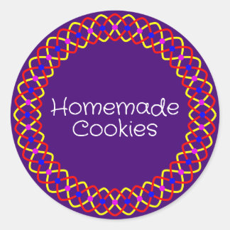 Sticker Rond Boite de boulangerie Diwali