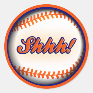 Sticker Rond Boîtier de la fête surprise du ventilateur de basb