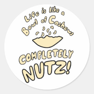 Sticker Rond Bol de Cashews