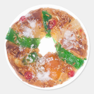 Sticker Rond Bolo Rei