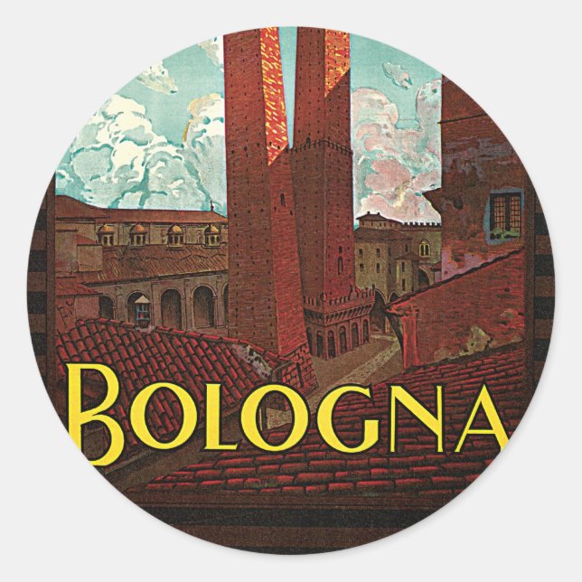 Sticker Rond Bologne (Devant)