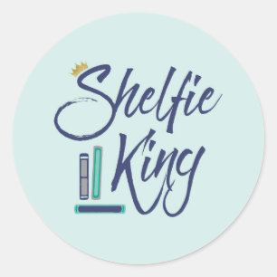 Sticker Rond Bolover Shelfie King