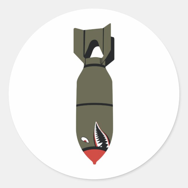 Sticker Rond Bombe (Devant)