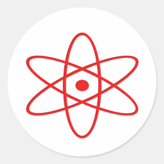 Sticker Rond Bombe atomique