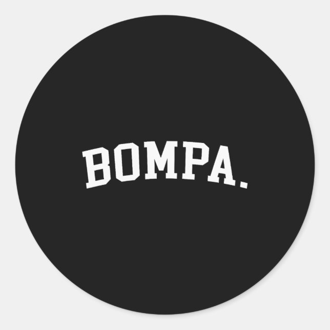 Sticker Rond Bompa  (Devant)