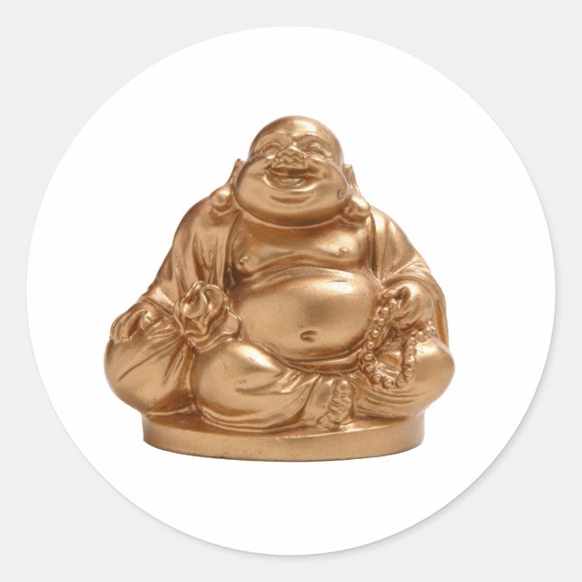 Sticker Rond Bon Bouddha (Devant)