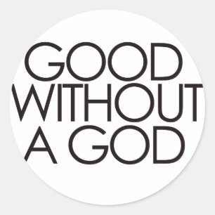Sticker Rond Bon sans dieu