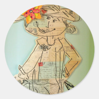 Sticker Rond Bon Voyage !