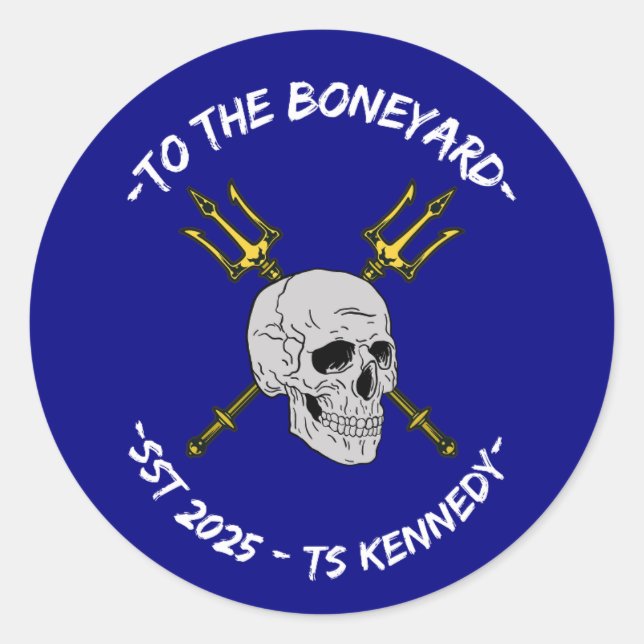 Sticker Rond Boneyard (Devant)