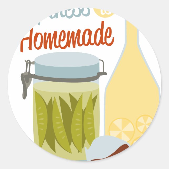 Sticker Rond Bonheur (Devant)