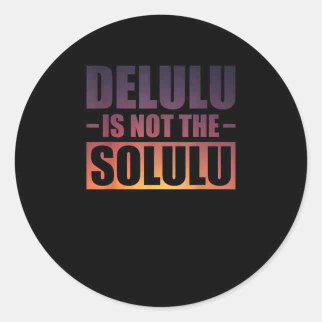 Sticker Rond Bonjour, je suis Deeply (Devant)