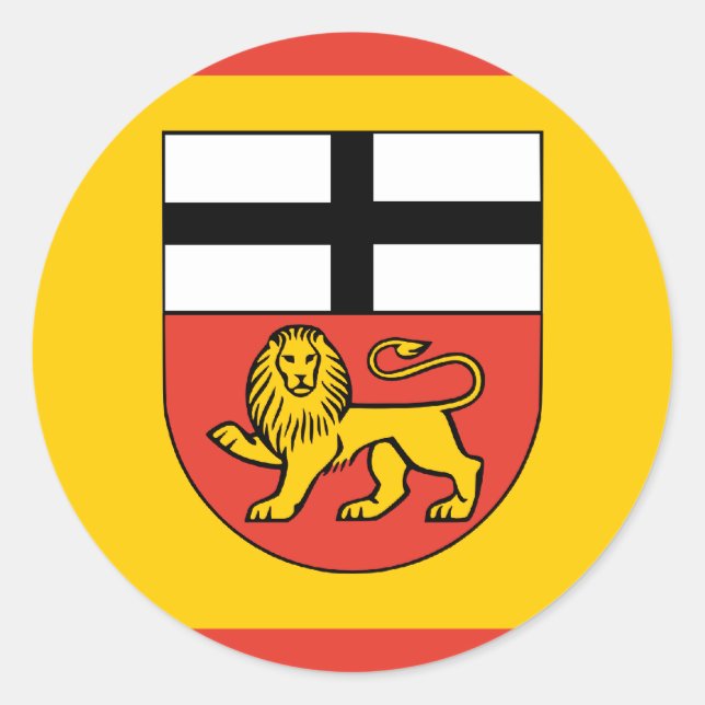 Sticker Rond Bonn, Allemagne (Devant)