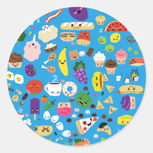 Sticker Rond Bonne alimentation