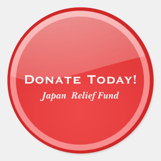 Sticker Rond Bonne cause (Devant)