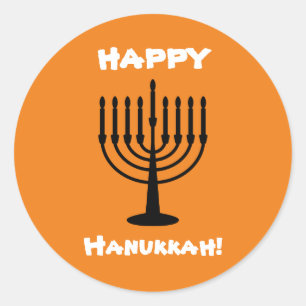 Sticker Rond Bonne Hanoukka