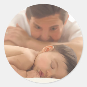 Sticker Rond Bonne Nuit Princesse