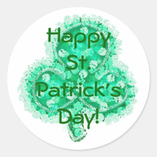 Sticker Rond Bonne Saint Patrick !