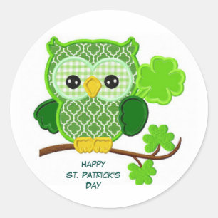 Sticker Rond Bonne Saint Patrick's Day