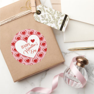Sticker Rond Bonne Saint Valentin