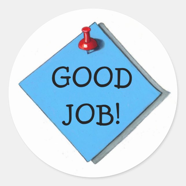 STICKER ROND BONNES BÂTIMENTS DE TRAVAIL (Devant)