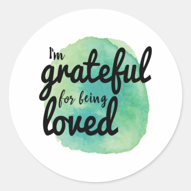 Sticker Rond bonnes vibrations positives pour les travailleurs  (Devant)