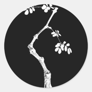 Sticker Rond Bonsai