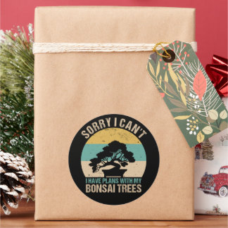 Sticker Rond Bonsai Tree - Cool Plante intérieur jardinage