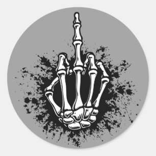 Sticker Rond Bony Bird