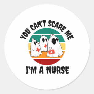Sticker Rond Boo Boo Crew - Halloween 2021 Nurse Gift