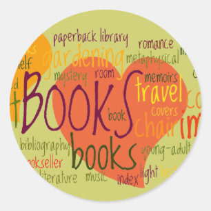 Sticker Rond Bookplate